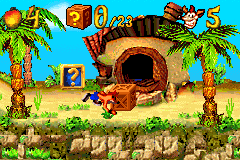 Screenshot from Crash Bandicoot Advance 2 - Guruguru Saimin Dai-panic! (Japan)
