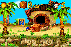 Screenshot from Crash Bandicoot Advance 2 - Guruguru Saimin Dai-panic! (Japan)