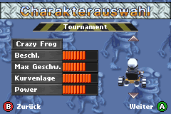 Screenshot from Crazy Frog Racer (Europe) (En,Fr,De,Nl)