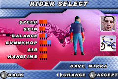 Screenshot from Dave Mirra Freestyle BMX 2 (Europe) (En,Fr,De,Es,It) (Rev 1)
