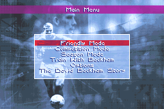 Screenshot from David Beckham Soccer (Europe) (En,Fr,De,Es,It)