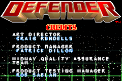 Screenshot from Defender - For All Mankind (Europe) (En,Fr,De,Es,It)