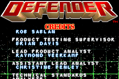 Screenshot from Defender - For All Mankind (Europe) (En,Fr,De,Es,It)