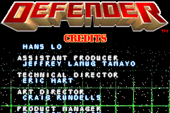 Screenshot from Defender - For All Mankind (Europe) (En,Fr,De,Es,It)