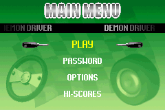 Screenshot from Demon Driver - Time to Burn Rubber! (Europe)