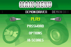 Screenshot from Demon Driver - Time to Burn Rubber! (Europe)