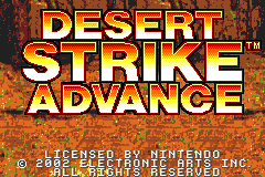 Screenshot from Desert Strike Advance (USA)