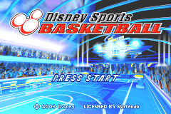 Screenshot from Disney Sports - Basketball (Europe) (En,Fr,De,Es,It)