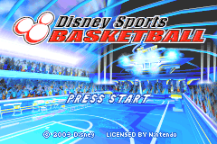 Screenshot from Disney Sports - Basketball (Europe) (En,Fr,De,Es,It)