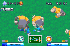 Screenshot from Disney Sports - Football (Soccer) (Europe) (En,Fr,De,Es,It)