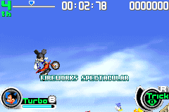 Screenshot from Disney Sports - Motocross (Europe) (En,Fr,De,Es,It)