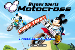 Screenshot from Disney Sports - Motocross (Japan)