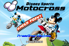 Screenshot from Disney Sports - Motocross (Japan)