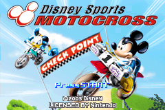 Screenshot from Disney Sports - Motocross (USA)