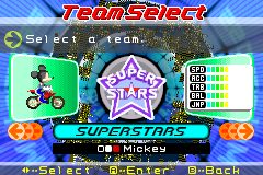 Screenshot from Disney Sports - Motocross (USA)