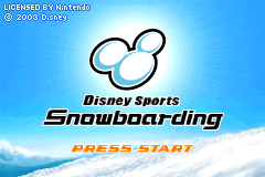 Screenshot from Disney Sports - Snowboarding (Europe) (En,Fr,De,Es,It)