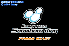 Screenshot from Disney Sports - Snowboarding (Europe) (En,Fr,De,Es,It)