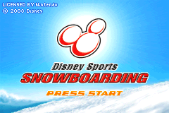 Screenshot from Disney Sports - Snowboarding (USA)