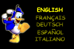 Screenshot from Donald Duck Advance (Europe) (En,Fr,De,Es,It)