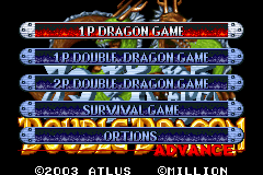 Screenshot from Double Dragon Advance (USA)