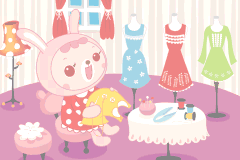 Screenshot from Doubutsu-jima no Chobigurumi 2 - Tama-chan Monogatari (Japan)