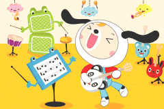 Screenshot from Doubutsu-jima no Chobigurumi 2 - Tama-chan Monogatari (Japan)