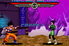 Screenshot from Dragon Ball Z - Taiketsu (USA) (Beta)