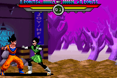 Screenshot from Dragon Ball Z - Taiketsu (USA) (Beta)