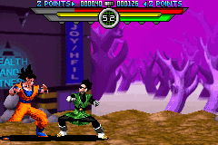 Screenshot from Dragon Ball Z - Taiketsu (USA) (Beta)