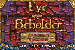 Screenshot from Dungeons & Dragons - Eye of the Beholder (Europe) (En,Fr,De,Es,It) (Beta)