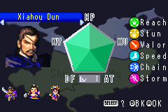 Screenshot from Dynasty Warriors Advance (USA)