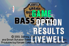 Screenshot from ESPN Great Outdoor Games - Bass 2002 (USA)