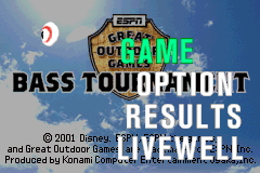 Screenshot from ESPN Great Outdoor Games - Bass Tournament (Europe)