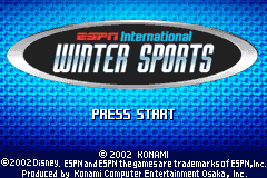 Screenshot from ESPN International Winter Sports (Europe)