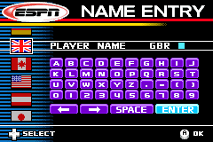 Screenshot from ESPN International Winter Sports (Europe)