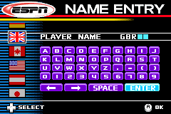 Screenshot from ESPN International Winter Sports (Europe)