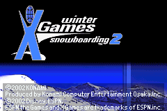 Screenshot from ESPN Winter X-Games Snowboarding 2 (Europe)