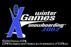 Screenshot from ESPN Winter X-Games Snowboarding 2002 (USA)
