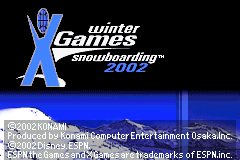 Screenshot from ESPN Winter X-Games Snowboarding 2002 (USA)