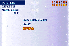 Screenshot from ESPN Winter X-Games Snowboarding 2002 (USA)