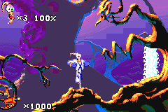 Screenshot from Earthworm Jim 2 (Europe) (En,Fr,De,Es,It)
