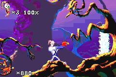 Screenshot from Earthworm Jim 2 (Europe) (En,Fr,De,Es,It)