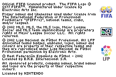 Screenshot from FIFA Soccer 2003 (USA, Europe) (En,Fr,De,Es,It)