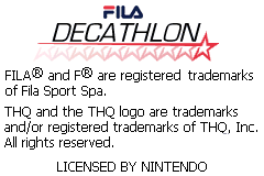 Screenshot from FILA Decathlon (Europe) (En,Fr,De,Es,It,Sv)