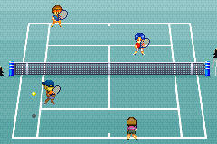 Screenshot from Family Tennis Advance (Japan)