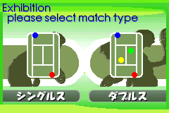Screenshot from Family Tennis Advance (Japan)