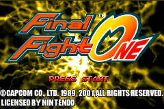 Screenshot from Final Fight One (Europe) (Virtual Console)