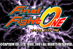Screenshot from Final Fight One (Japan) (Virtual Console)