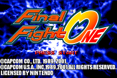Screenshot from Final Fight One (USA) (Virtual Console)