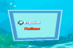 Screenshot from Finding Nemo (Europe) (Es,It)